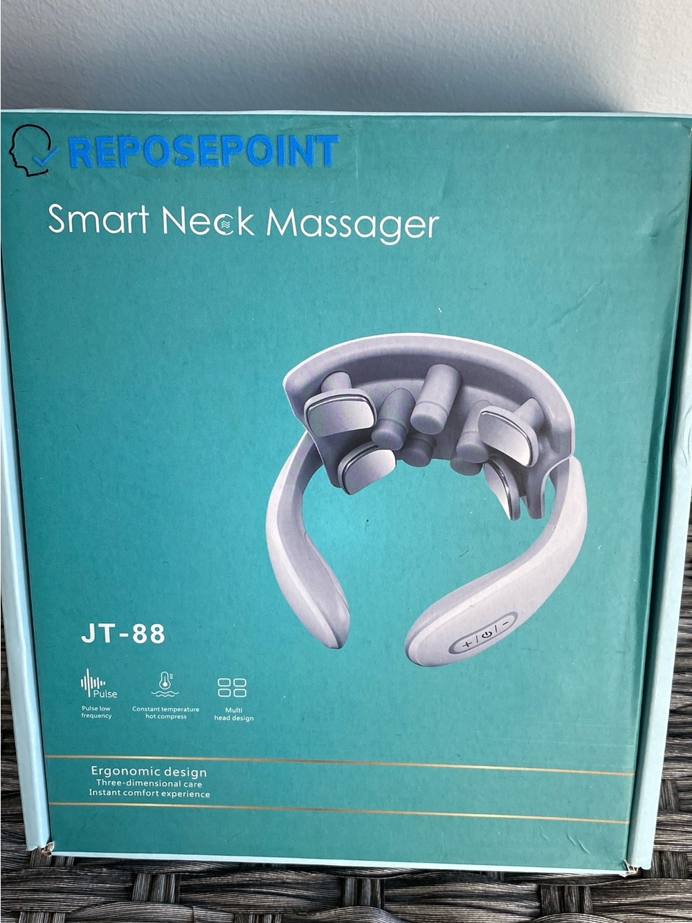 Reposepoint Smart Neck Massager - Teal/White